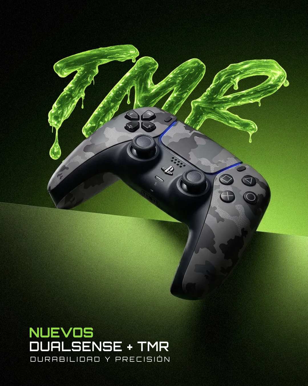 DualSense Grey Camouflage con TMR